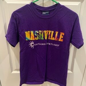 Unique Nashville Tshirt Tee Purple Tie Dyed Gaylord Opry